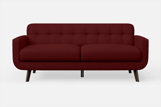 Marsela 2 Seater Sofa Red Leather