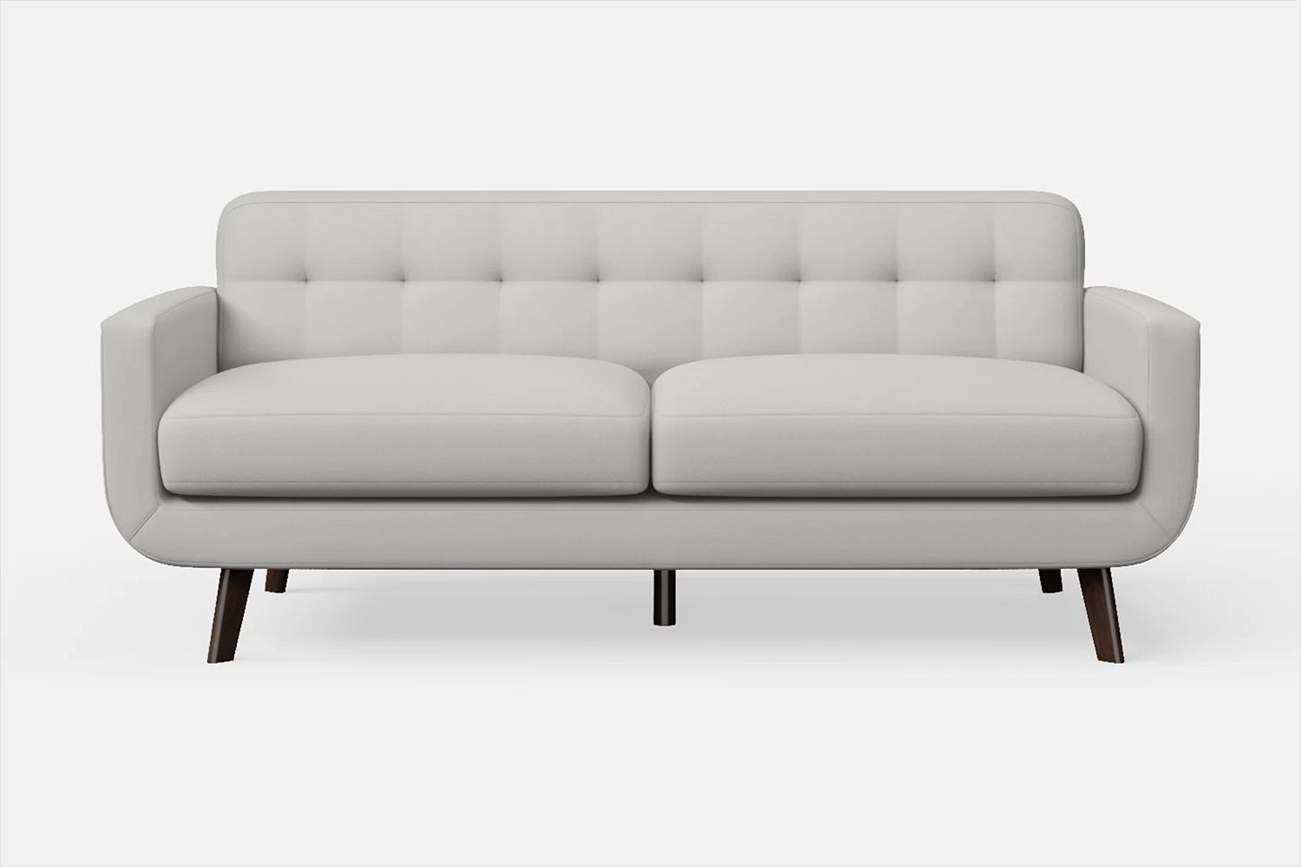 Marsela 2 Seater Sofa White Leather