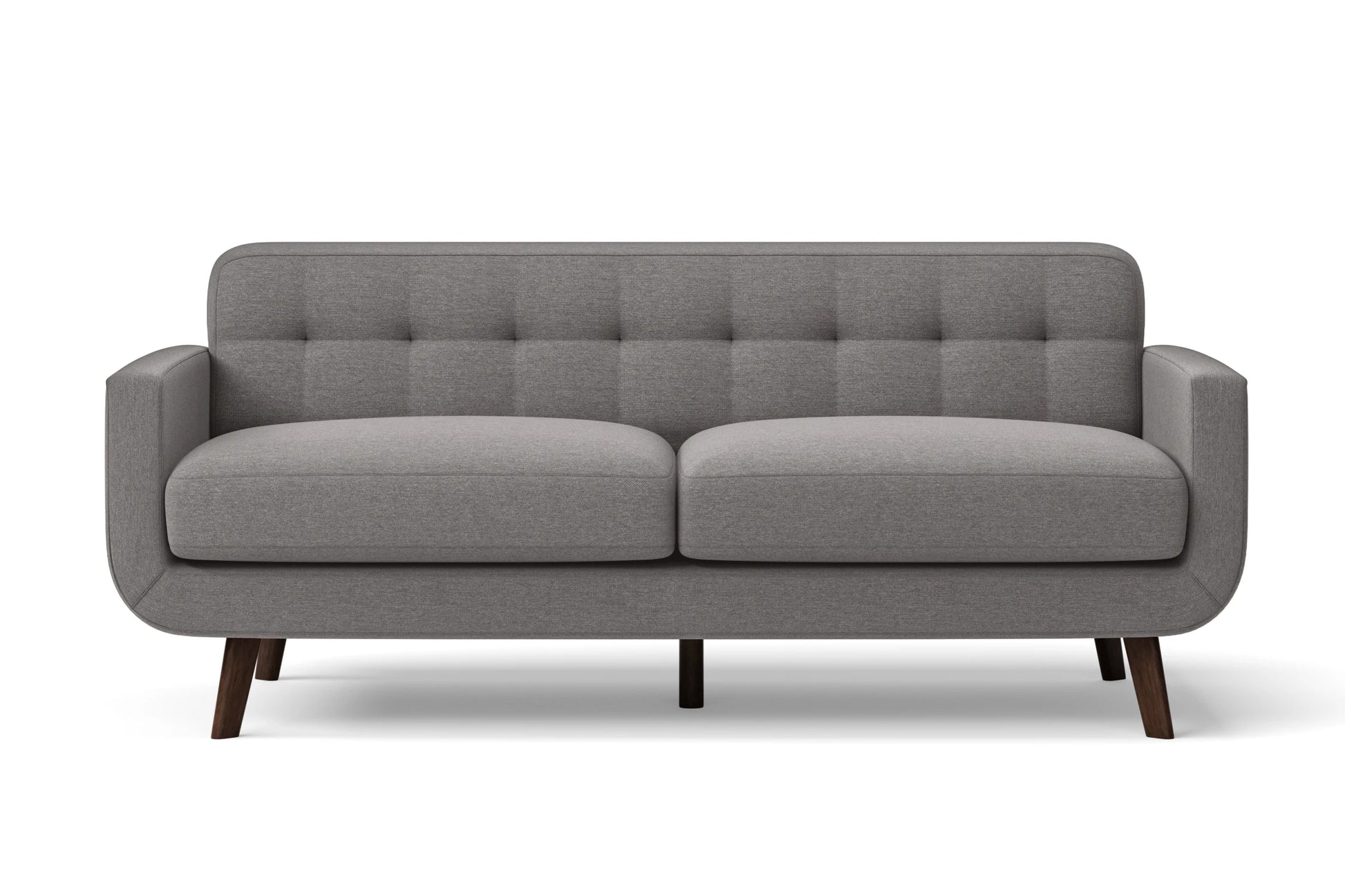 Marsela 2 Seater Sofa Grey Linen Fabric