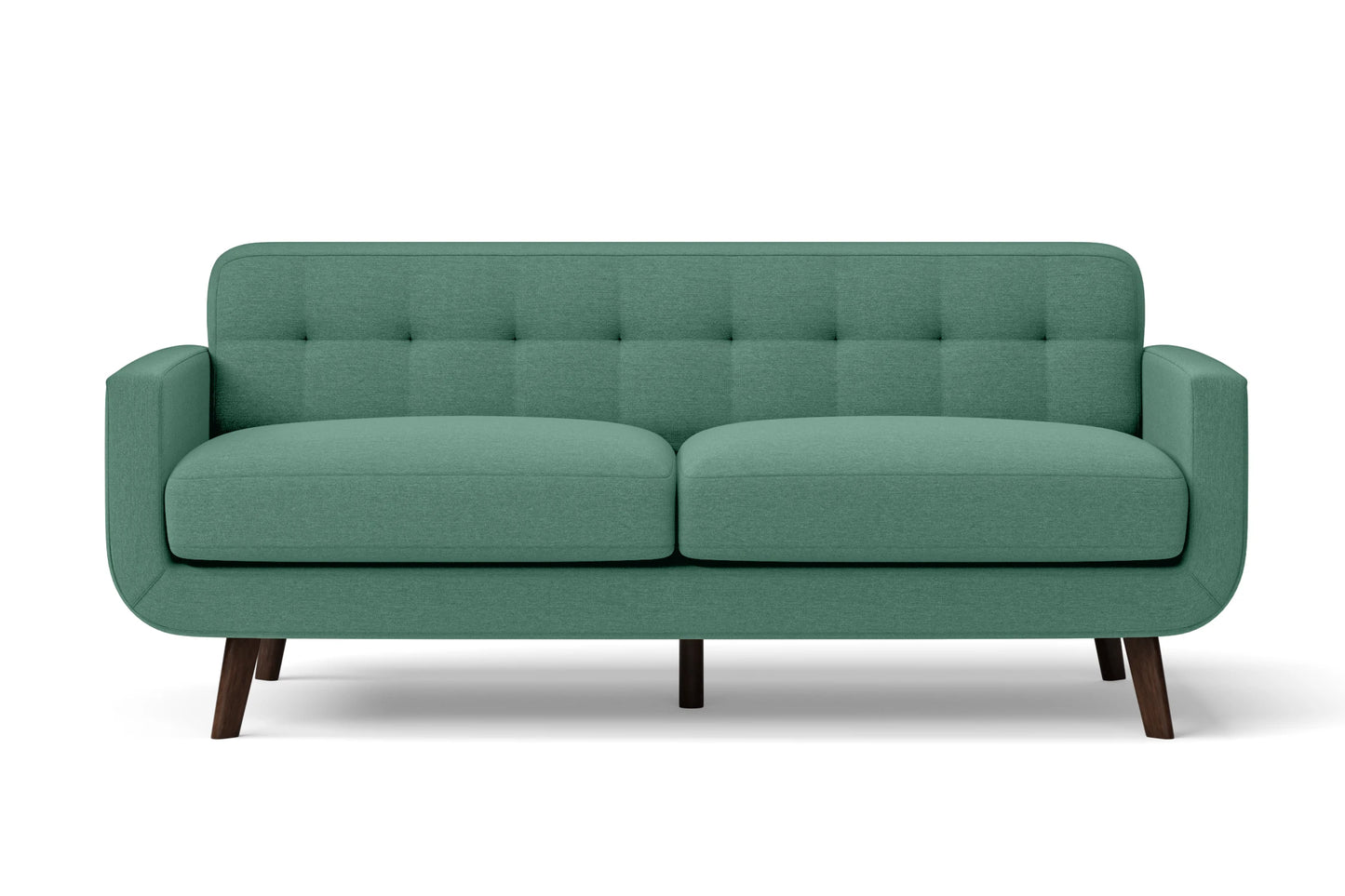 Marsela 2 Seater Sofa Mint Green Linen Fabric