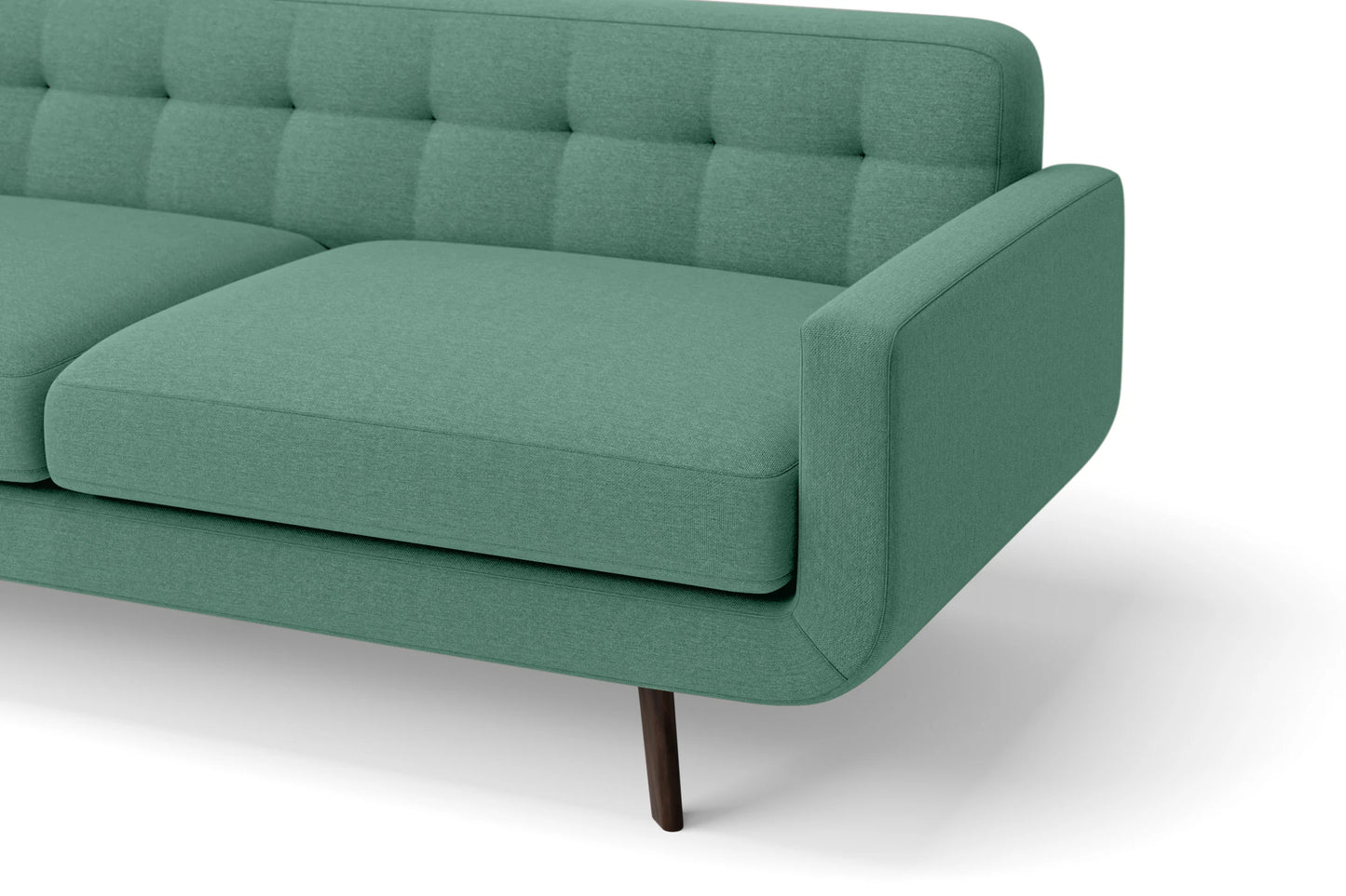 Marsela 2 Seater Sofa Mint Green Linen Fabric