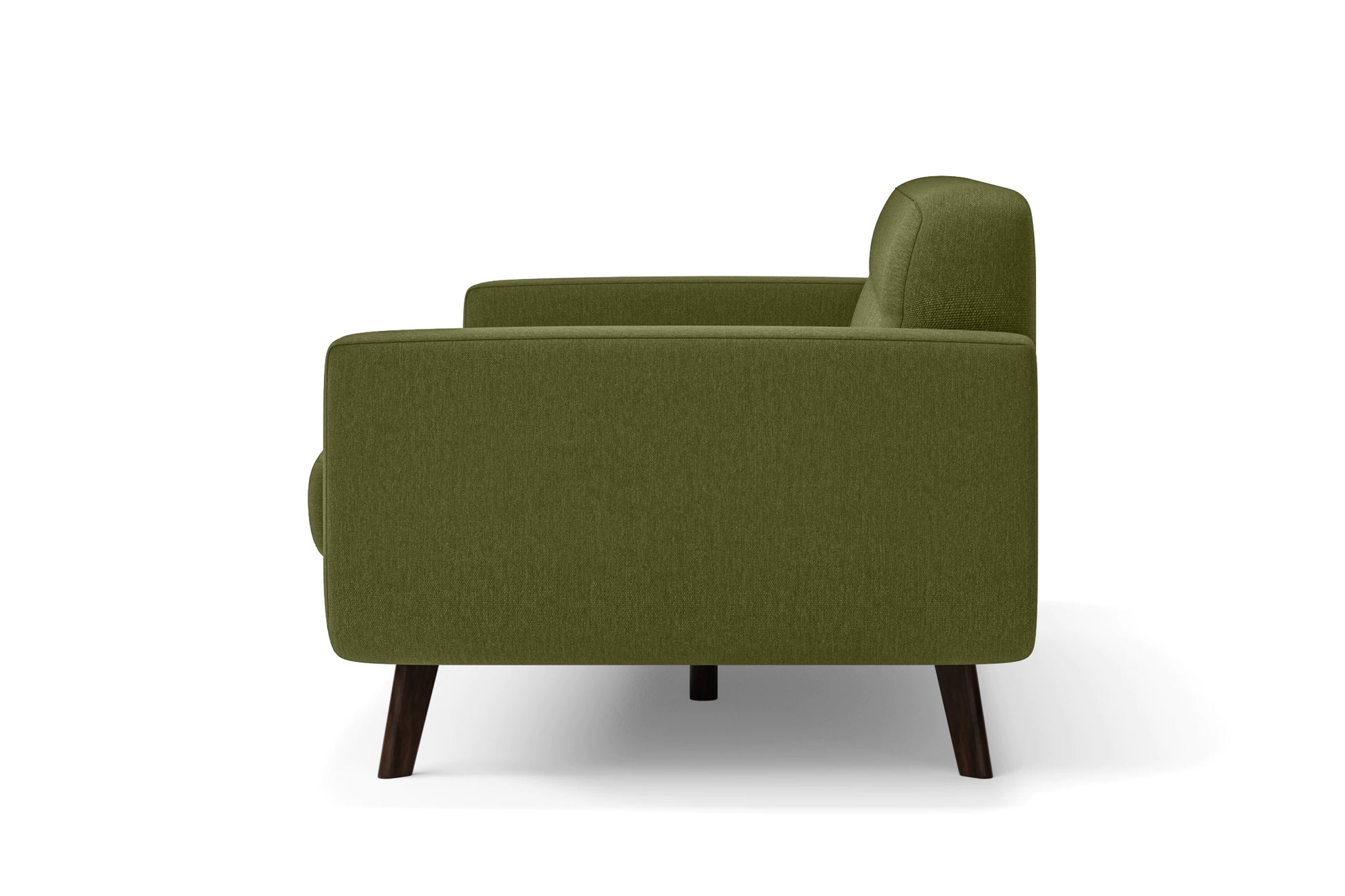 Marsela 2 Seater Sofa Olive Linen Fabric