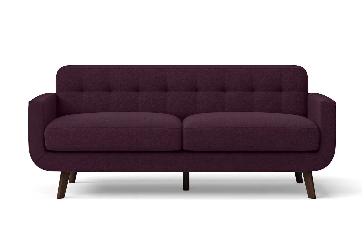 Marsela 2 Seater Sofa Purple Linen Fabric