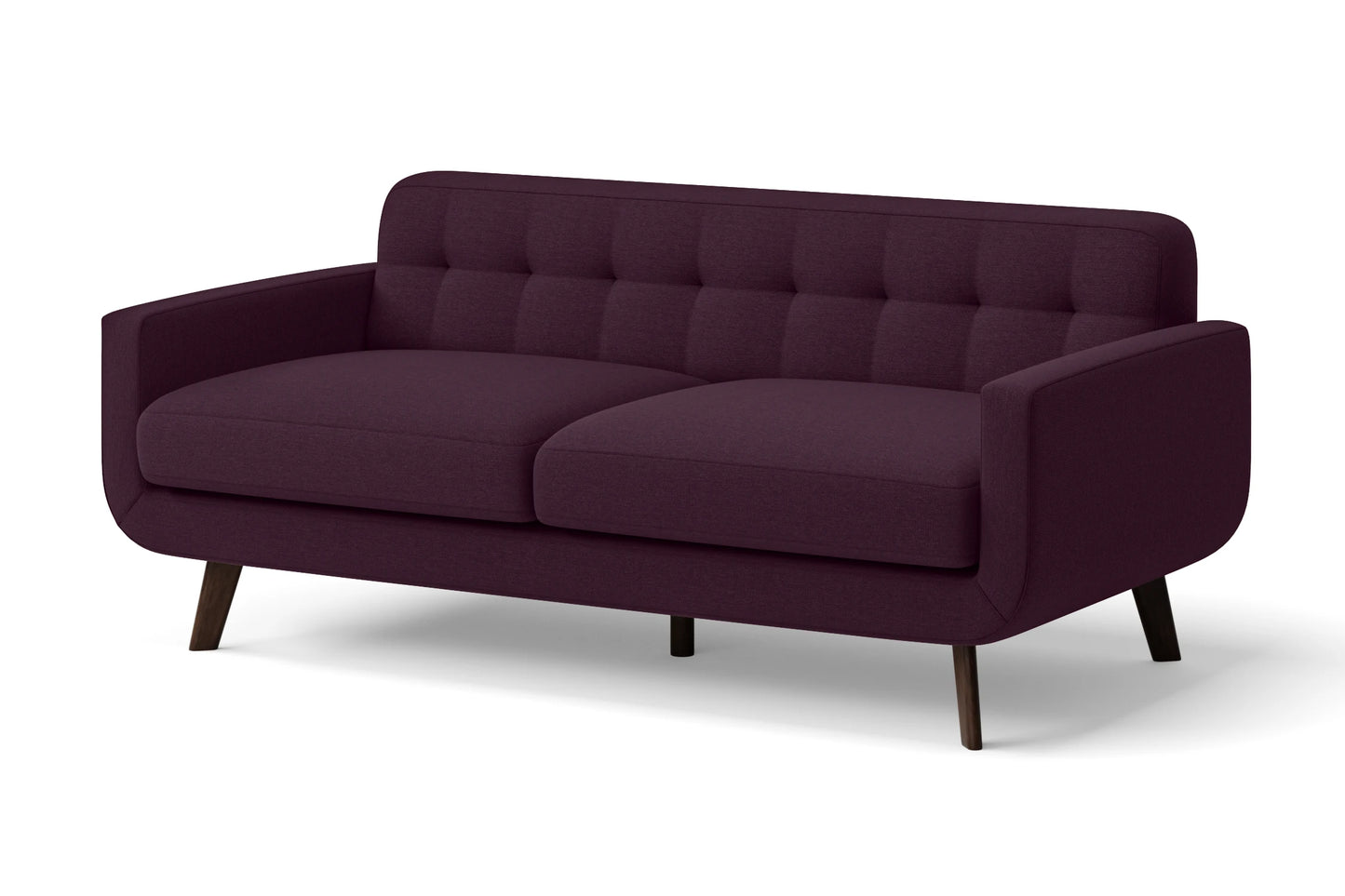 Marsela 2 Seater Sofa Purple Linen Fabric