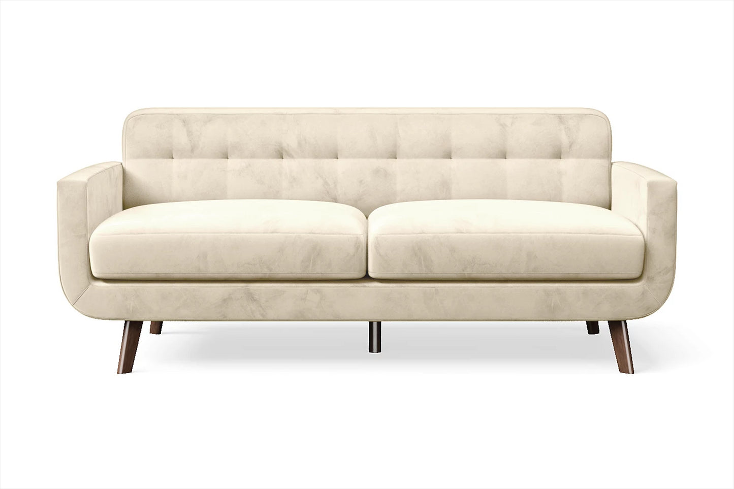 Marsela 2 Seater Sofa Cream Velvet