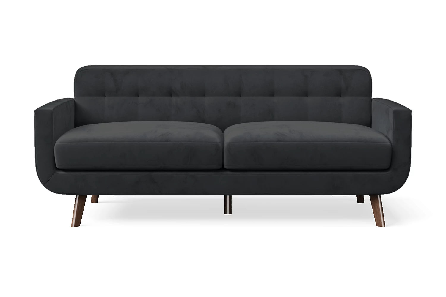 Marsela 2 Seater Sofa Dark Grey Velvet