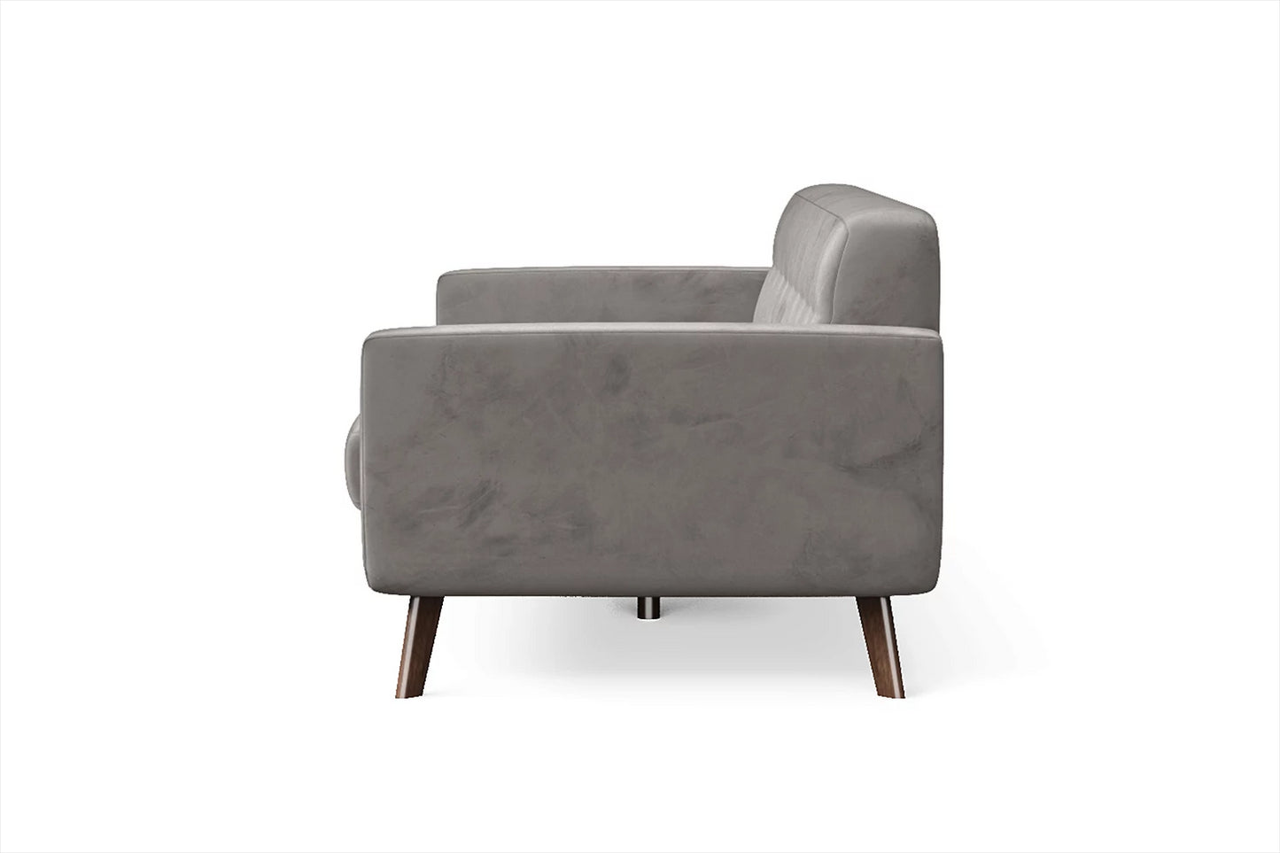 Marsela 2 Seater Sofa Grey Velvet