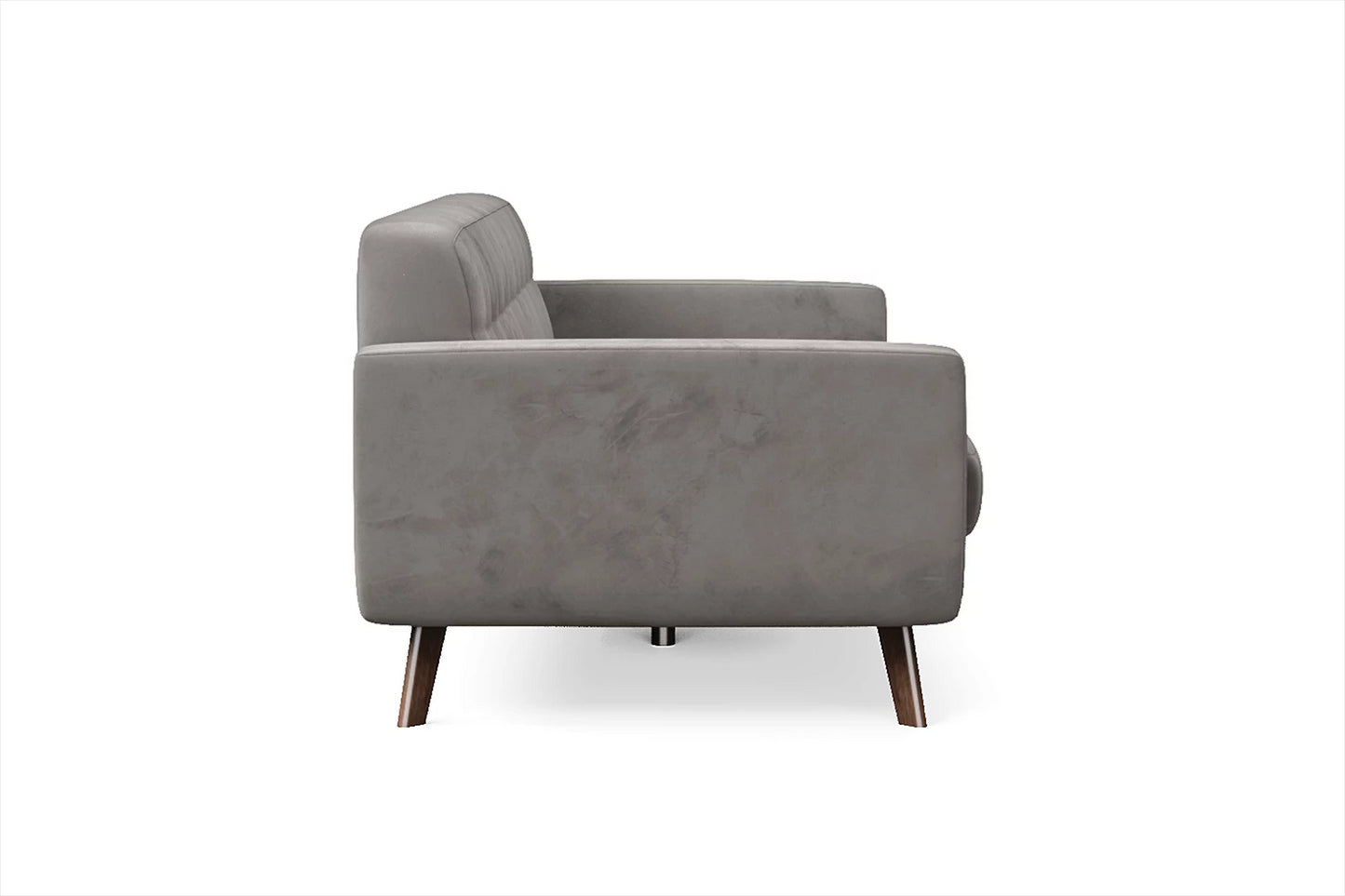 Marsela 2 Seater Sofa Grey Velvet