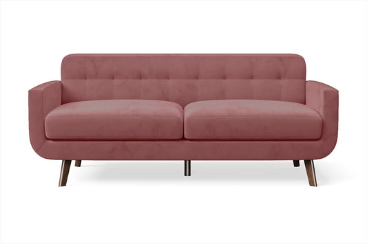 Marsela 2 Seater Sofa Pink Velvet