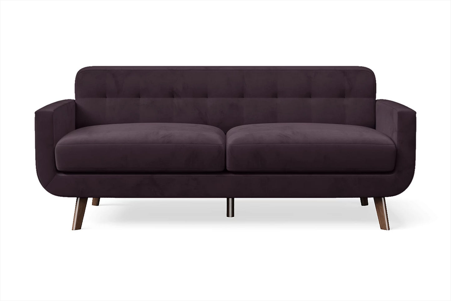 Marsela 2 Seater Sofa Purple Velvet