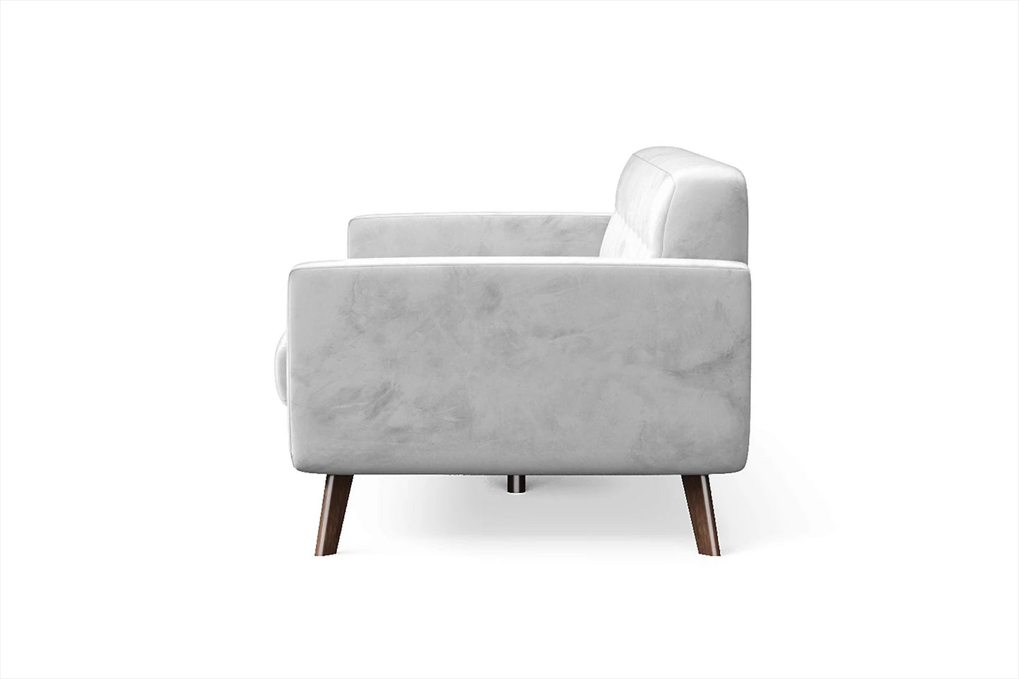 Marsela 2 Seater Sofa White Velvet