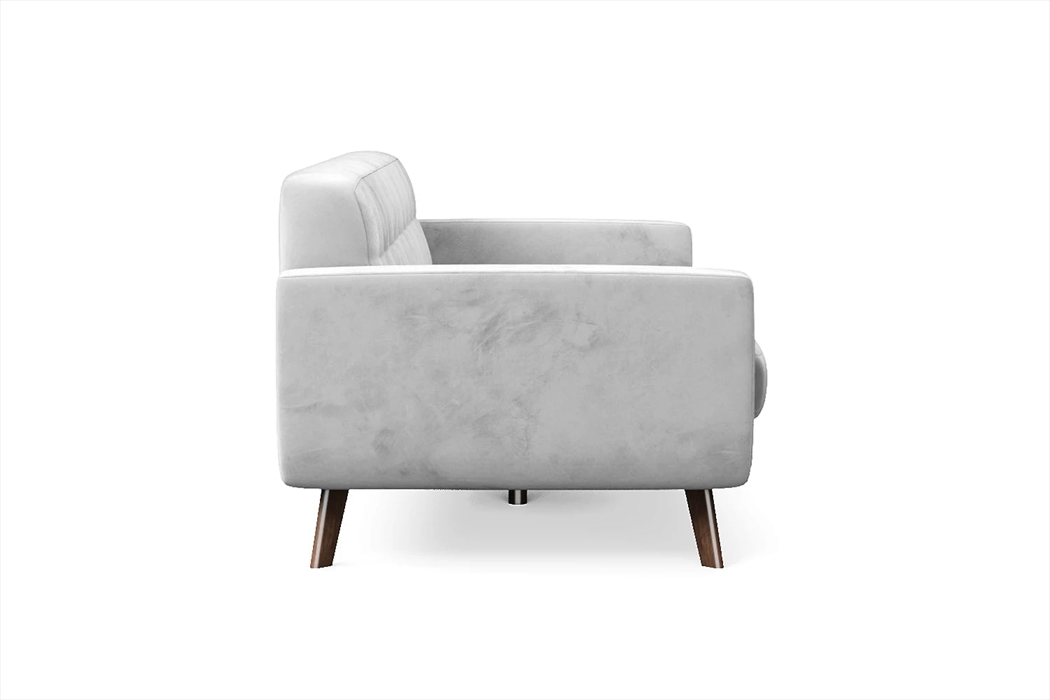 Marsela 2 Seater Sofa White Velvet