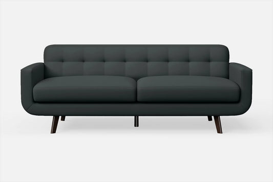 Marsela 3 Seater Sofa Slate Leather