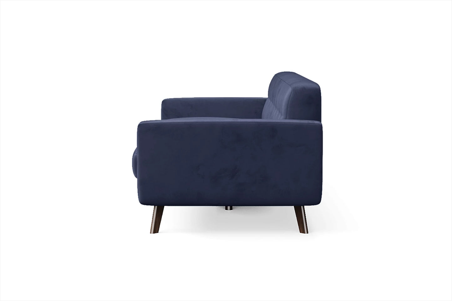 Marsela 3 Seater Sofa Dark Blue Velvet