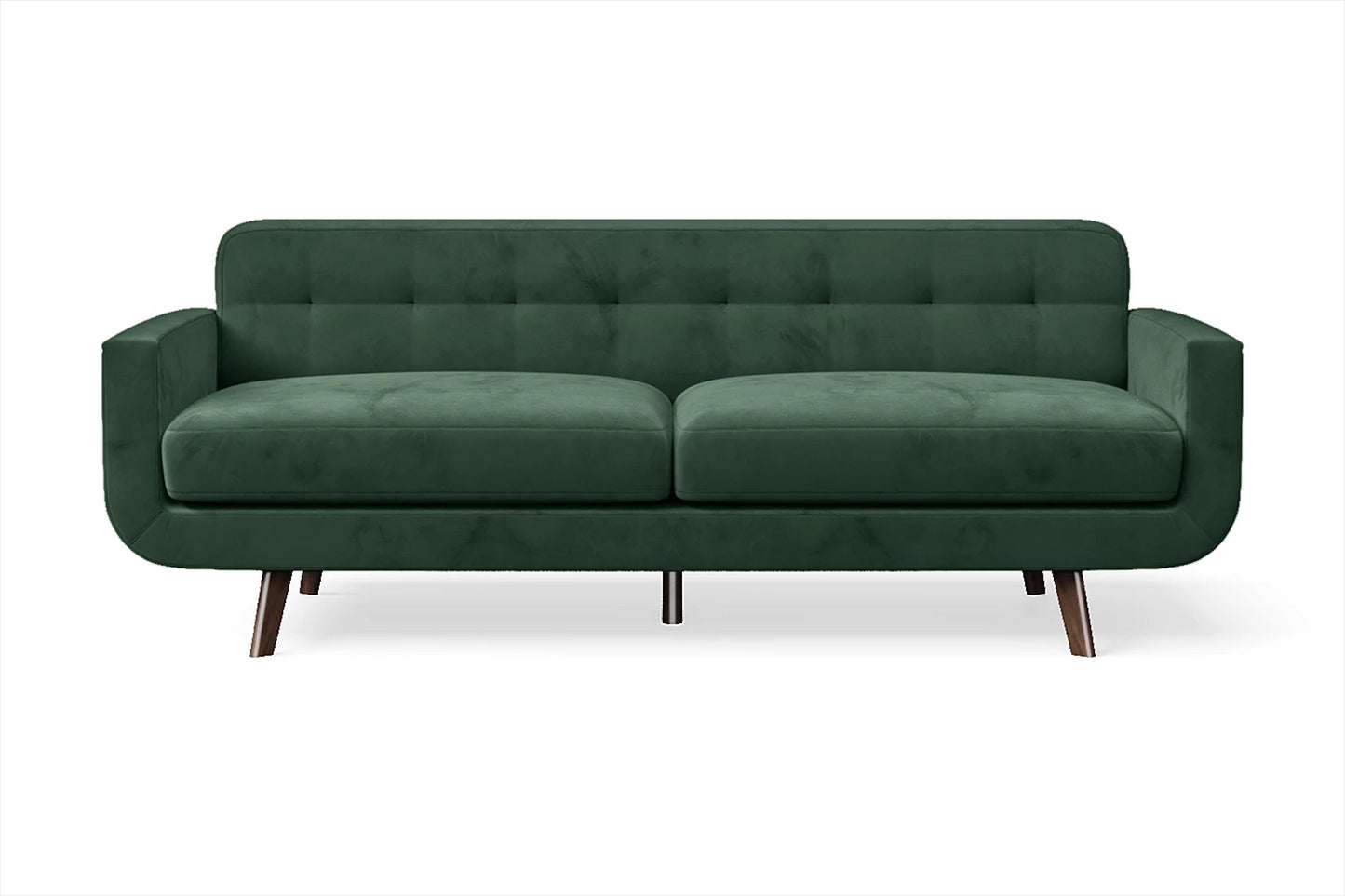 Marsela 3 Seater Sofa Green Velvet