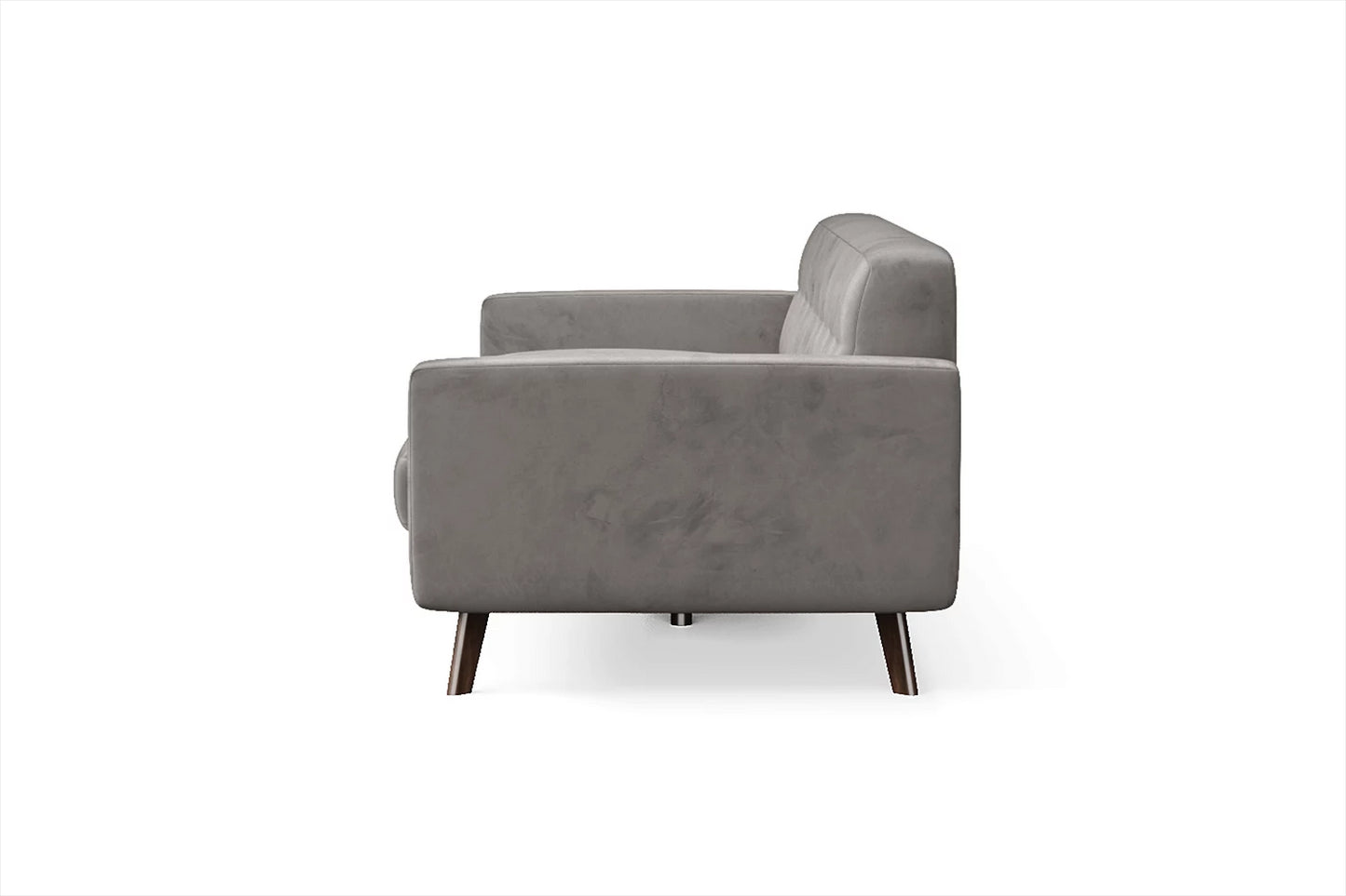 Marsela 3 Seater Sofa Grey Velvet