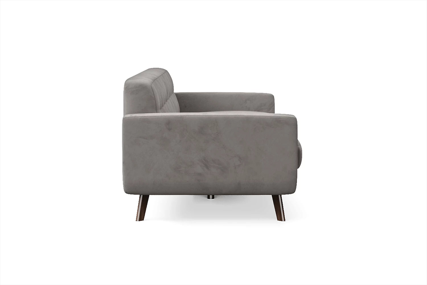 Marsela 3 Seater Sofa Grey Velvet