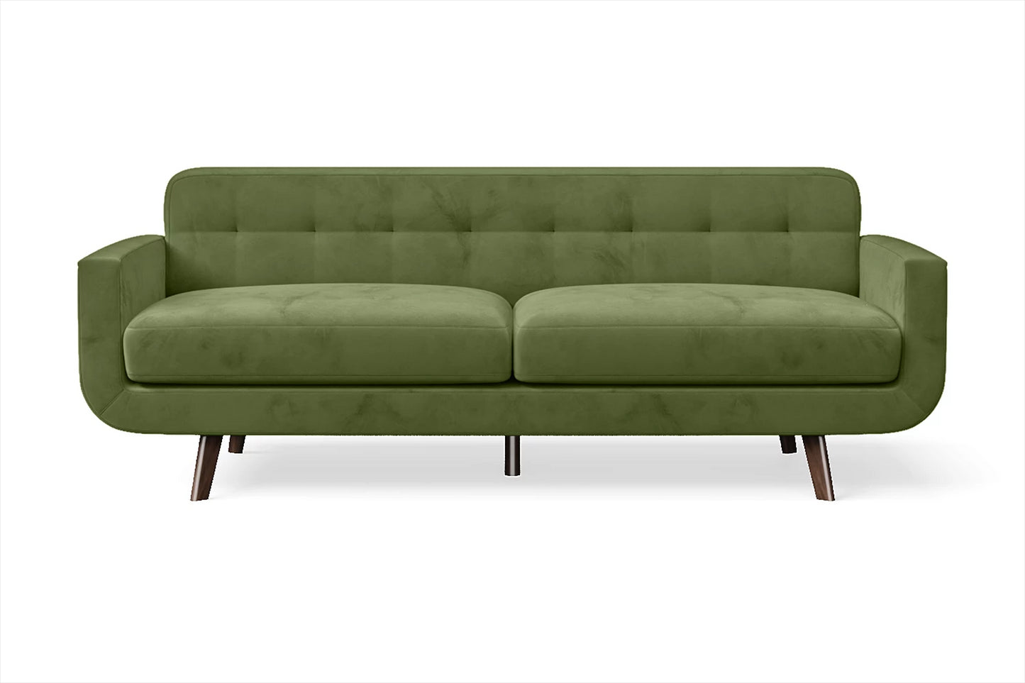 Marsela 3 Seater Sofa Lime Velvet