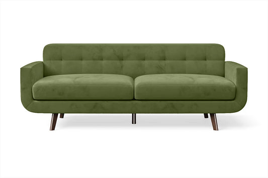 Marsela 3 Seater Sofa Lime Velvet