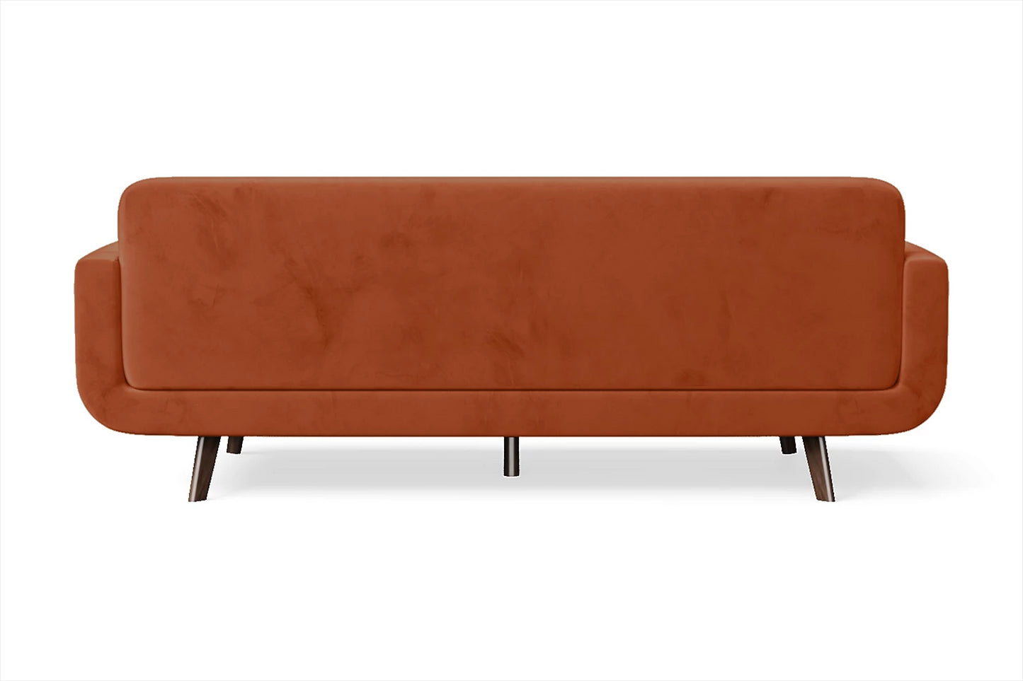 Marsela 3 Seater Sofa Orange Velvet