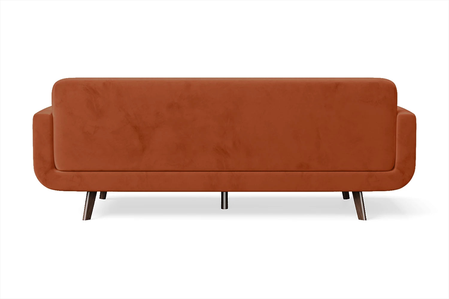 Marsela 3 Seater Sofa Orange Velvet