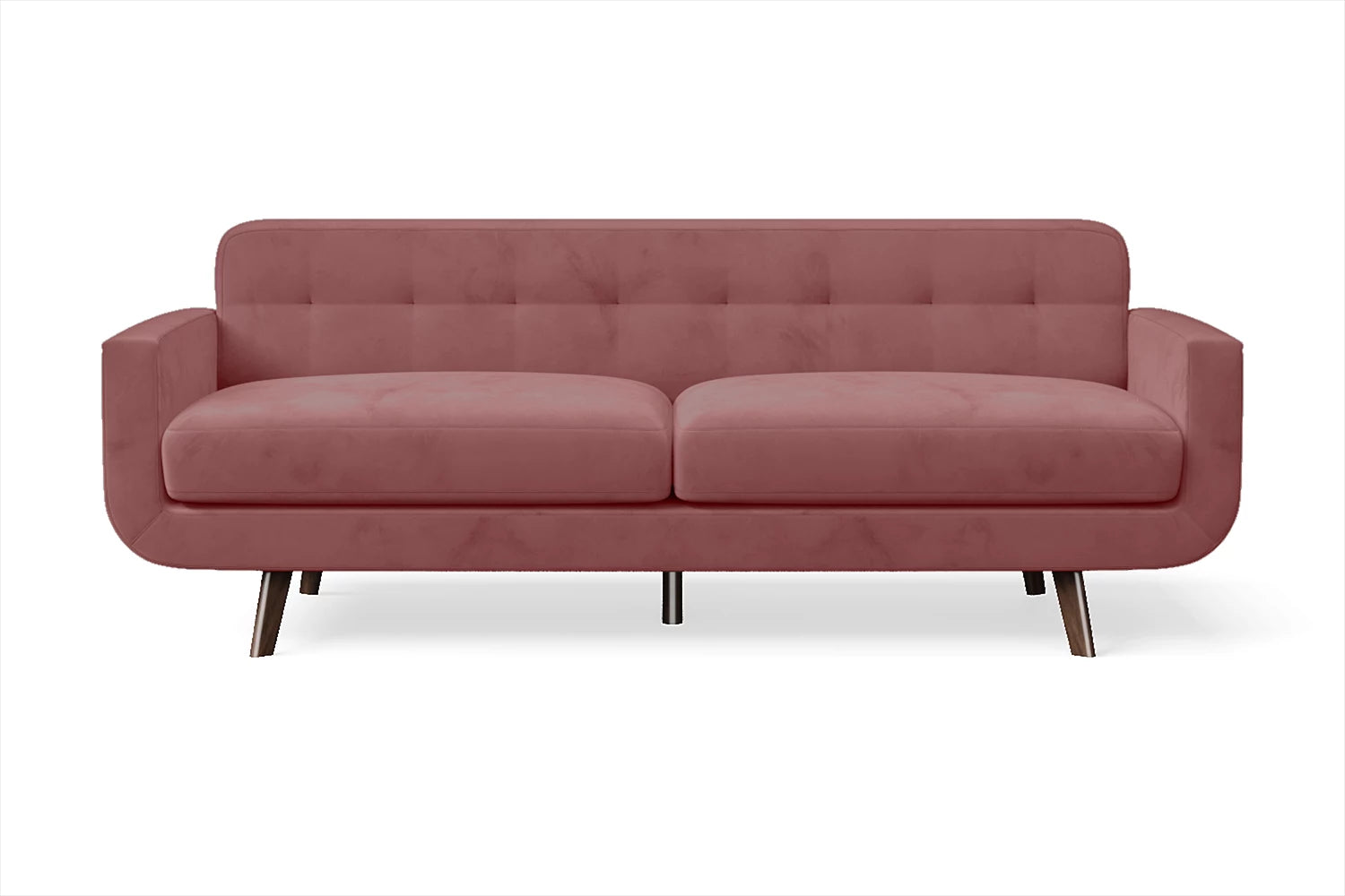 Marsela 3 Seater Sofa Pink Velvet