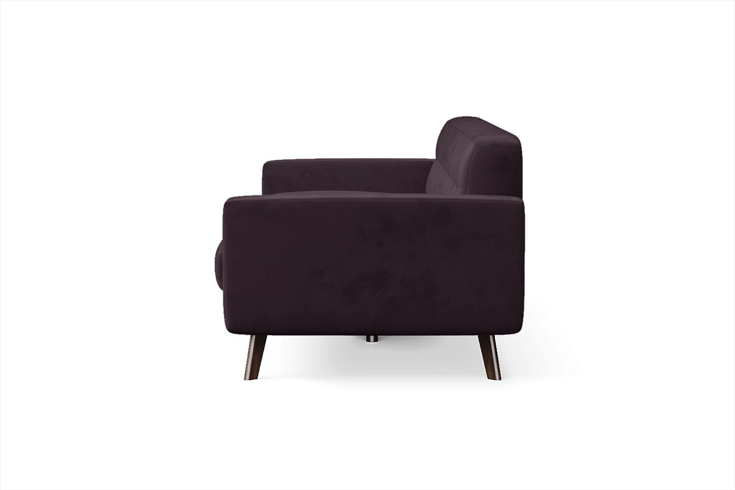 Marsela 3 Seater Sofa Purple Velvet