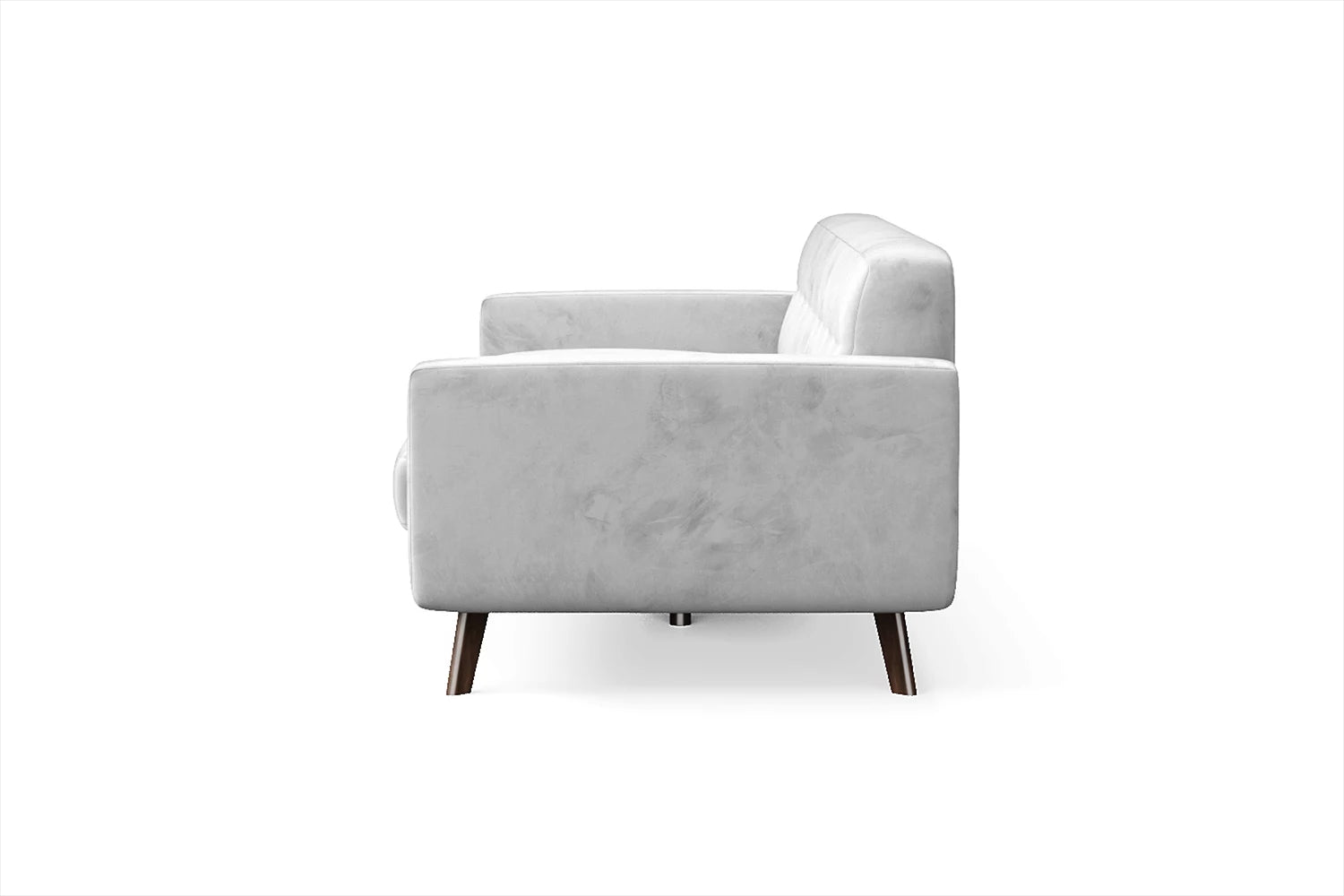 Marsela 3 Seater Sofa White Velvet