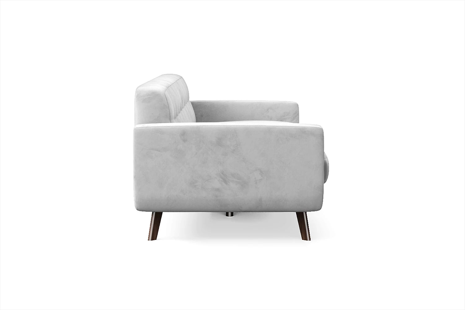 Marsela 3 Seater Sofa White Velvet