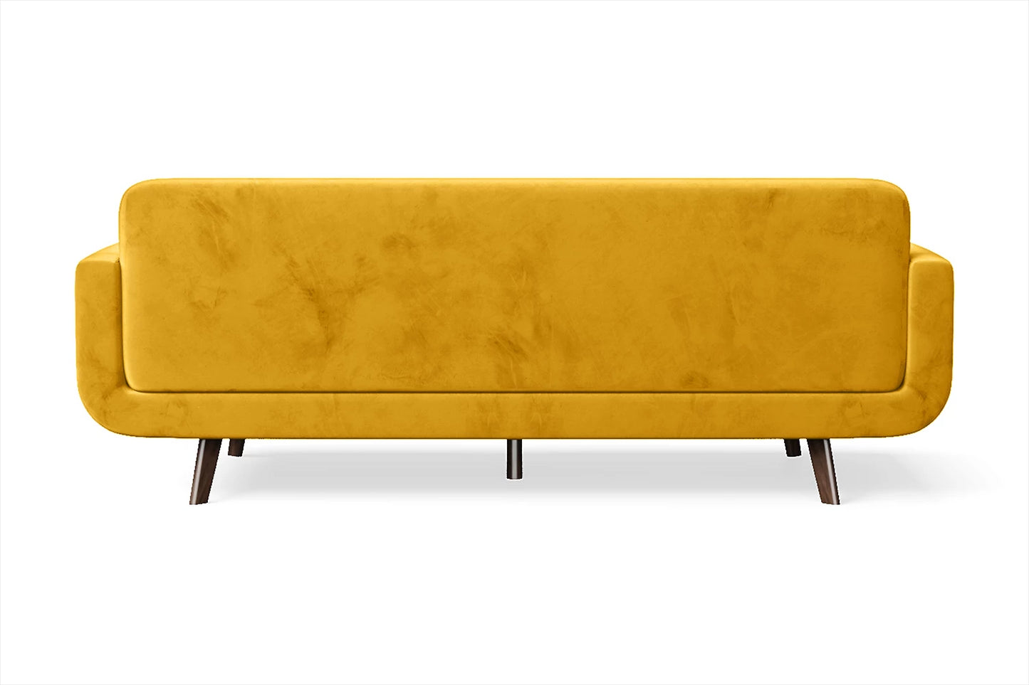 Marsela 3 Seater Sofa Yellow Velvet