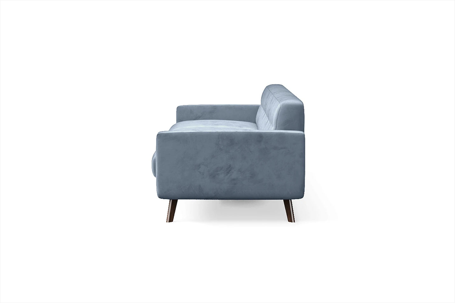 Marsela 4 Seater Sofa Baby Blue Velvet