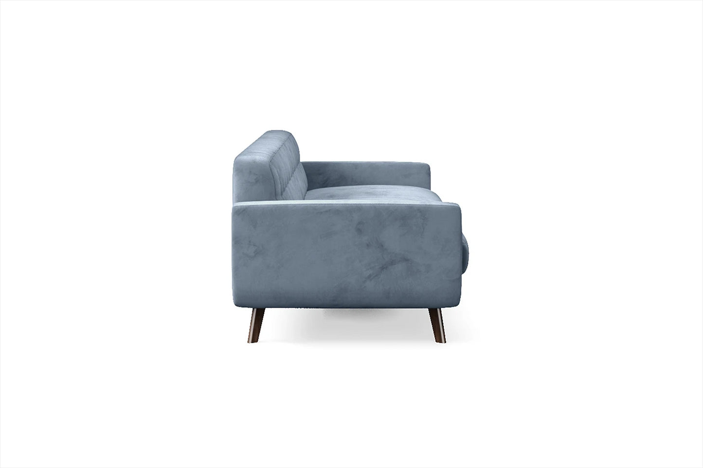 Marsela 4 Seater Sofa Baby Blue Velvet