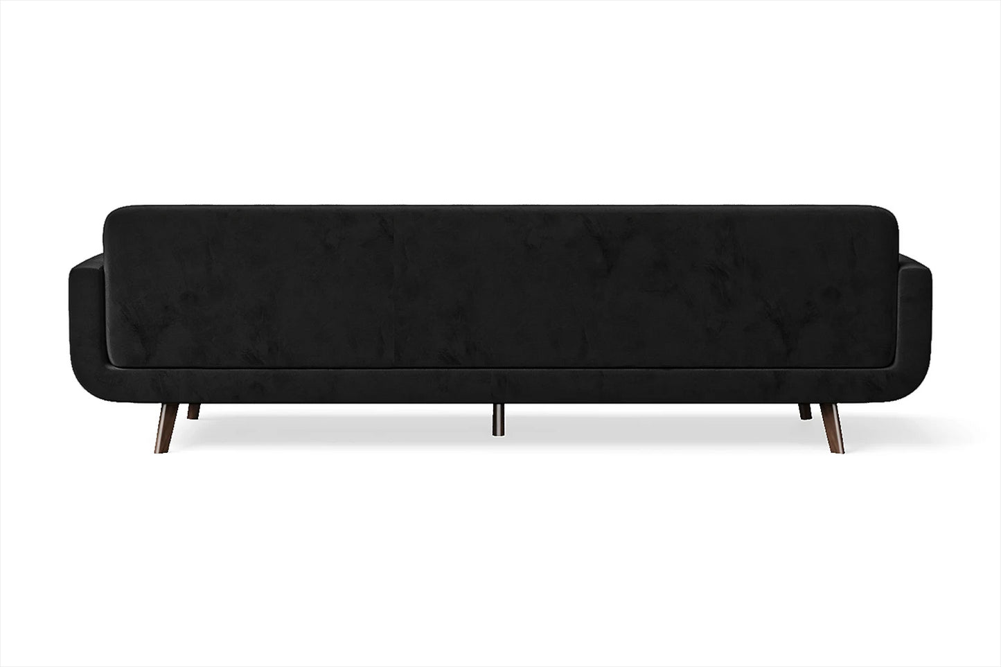 Marsela 4 Seater Sofa Black Velvet