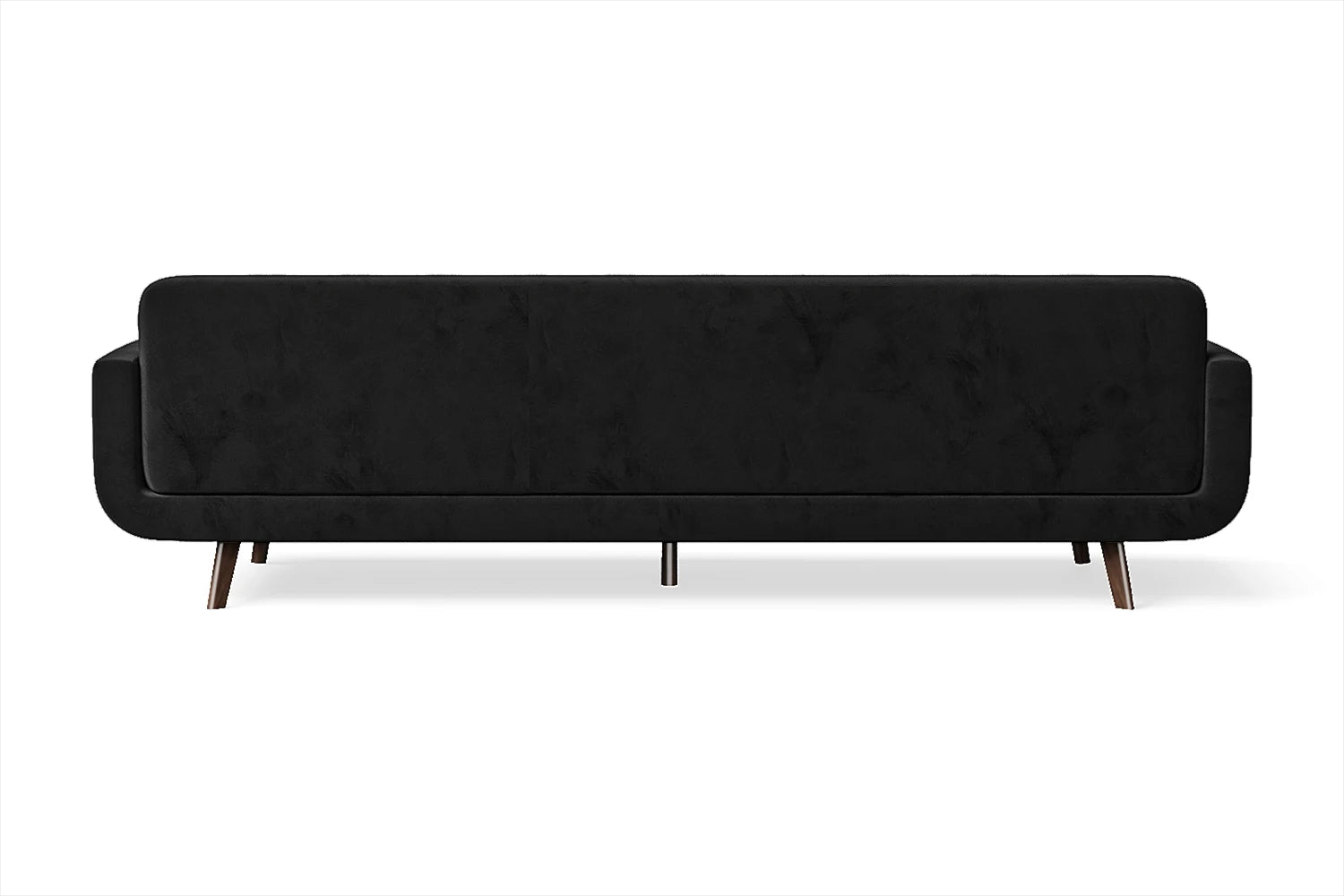 Marsela 4 Seater Sofa Black Velvet