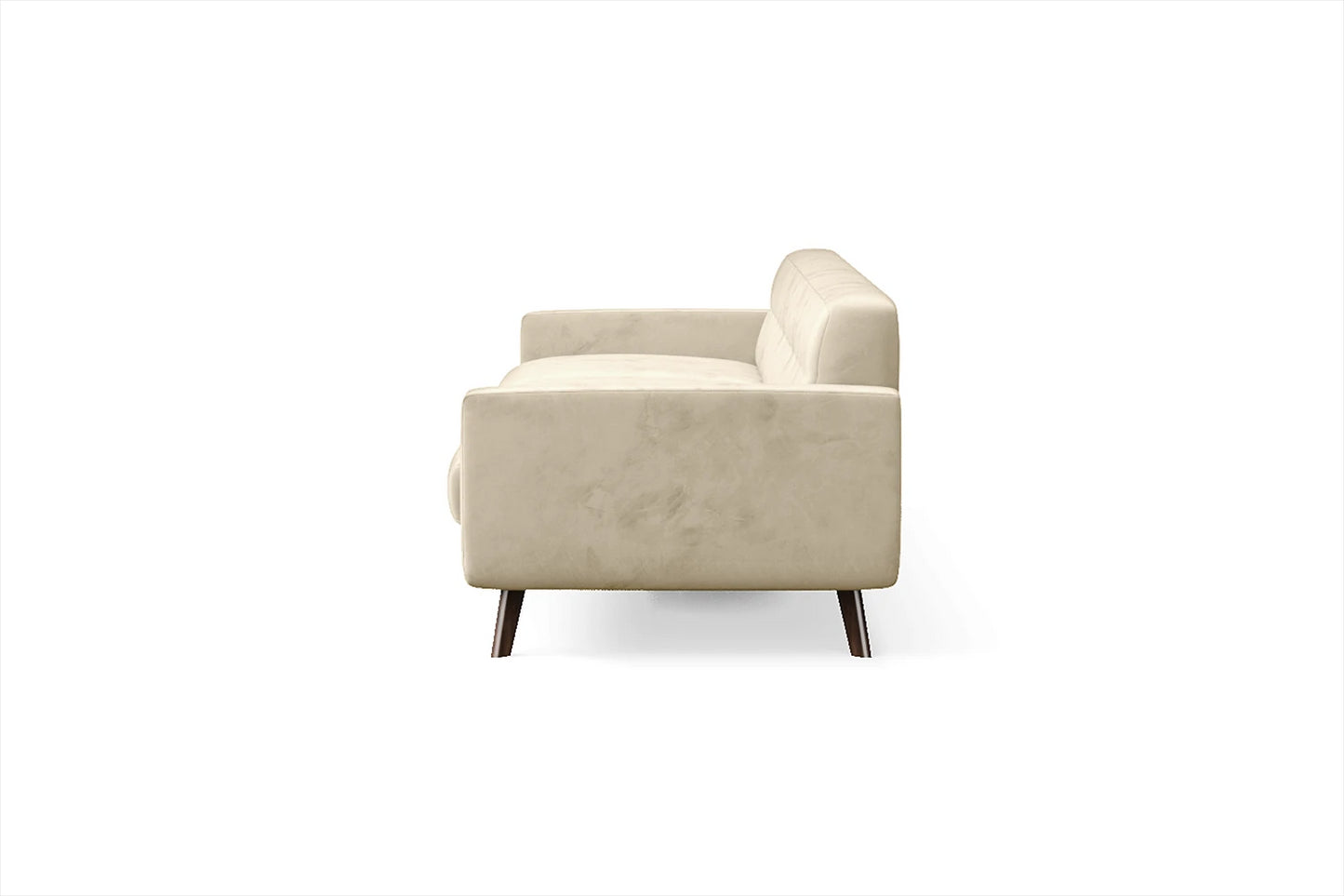 Marsela 4 Seater Sofa Cream Velvet