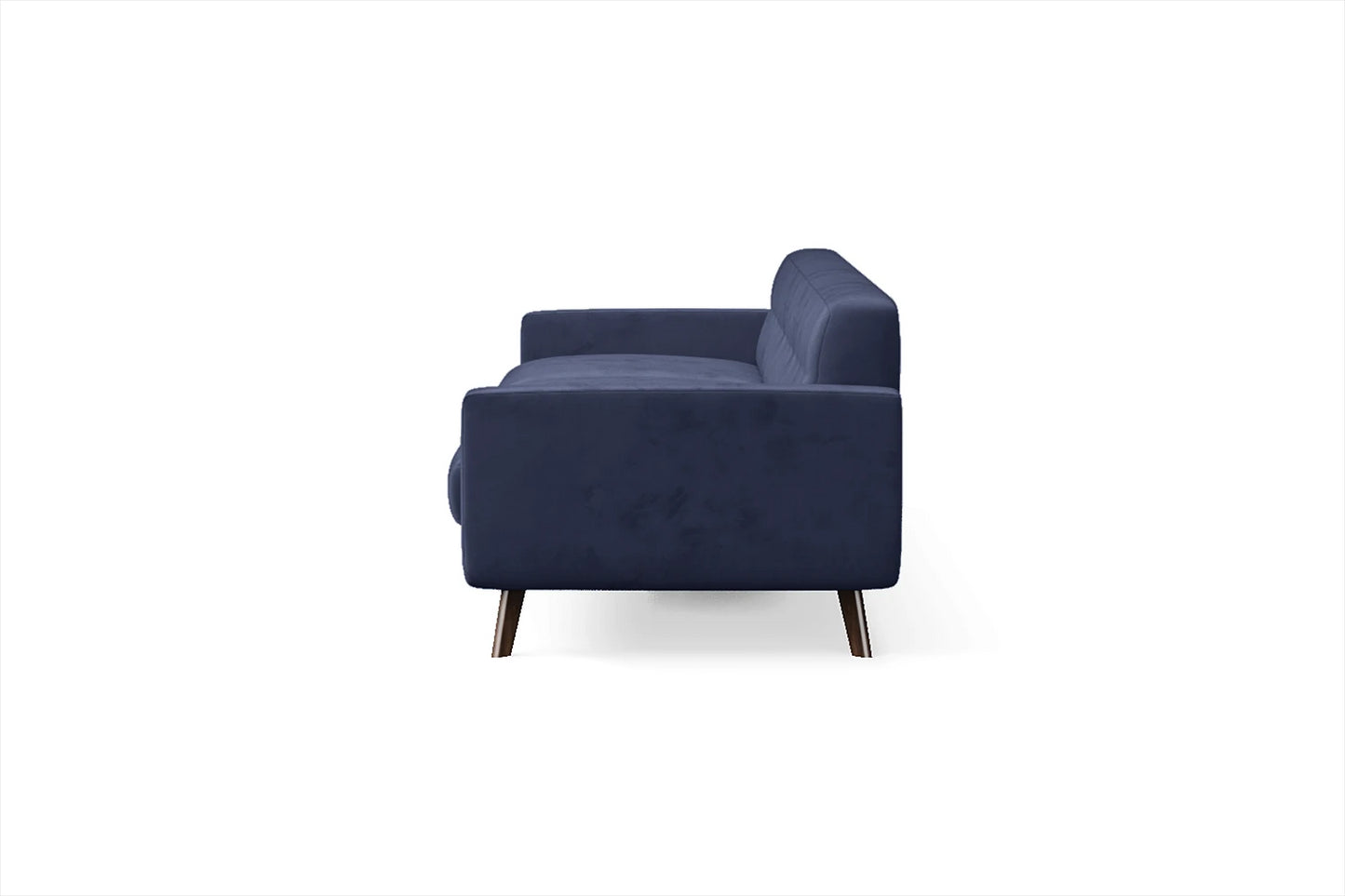 Marsela 4 Seater Sofa Dark Blue Velvet