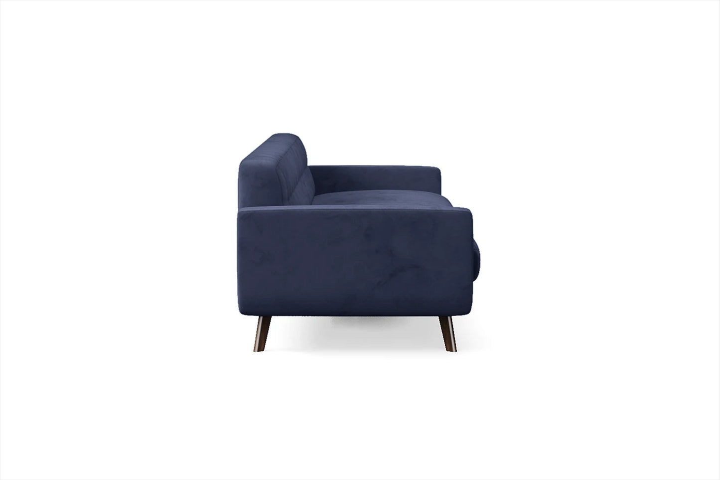 Marsela 4 Seater Sofa Dark Blue Velvet