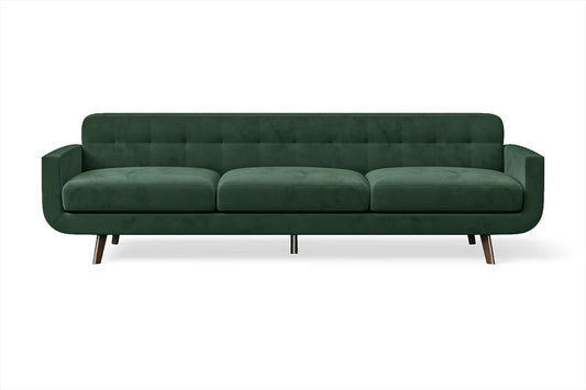 Marsela 4 Seater Sofa Green Velvet