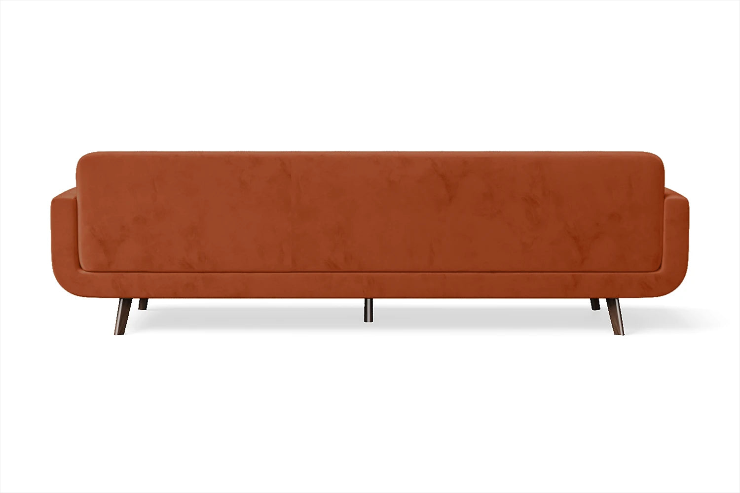 Marsela 4 Seater Sofa Orange Velvet