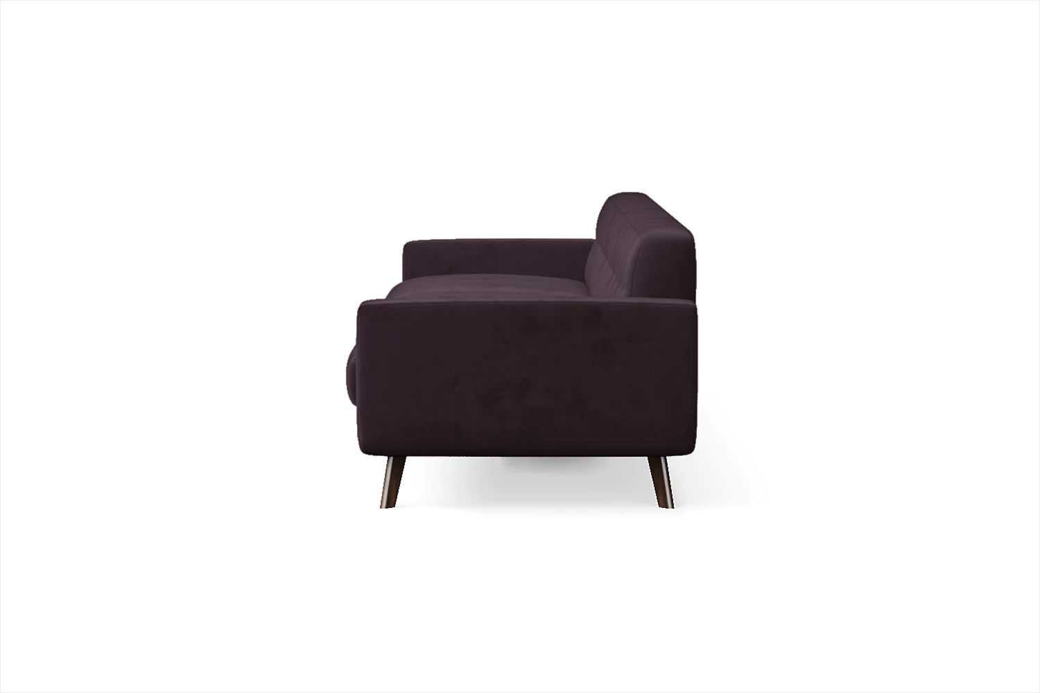 Marsela 4 Seater Sofa Purple Velvet