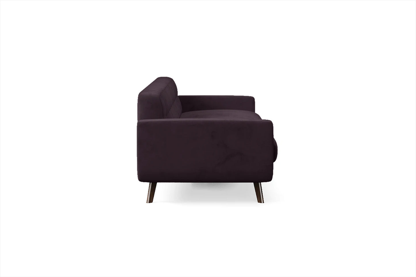 Marsela 4 Seater Sofa Purple Velvet