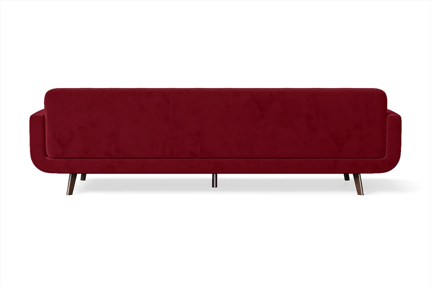 Marsela 4 Seater Sofa Red Velvet