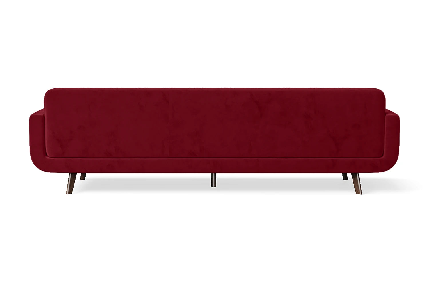 Marsela 4 Seater Sofa Red Velvet