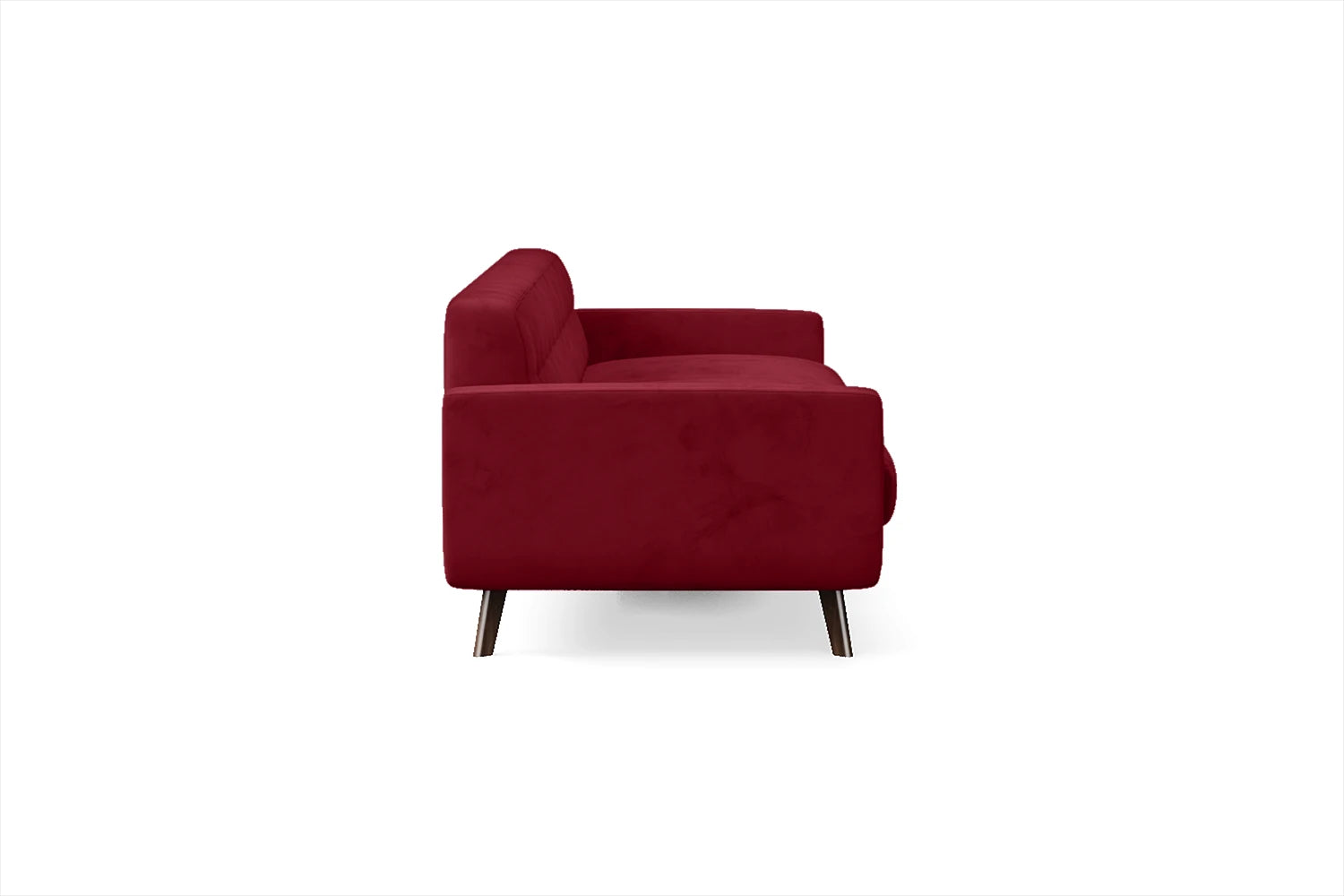 Marsela 4 Seater Sofa Red Velvet