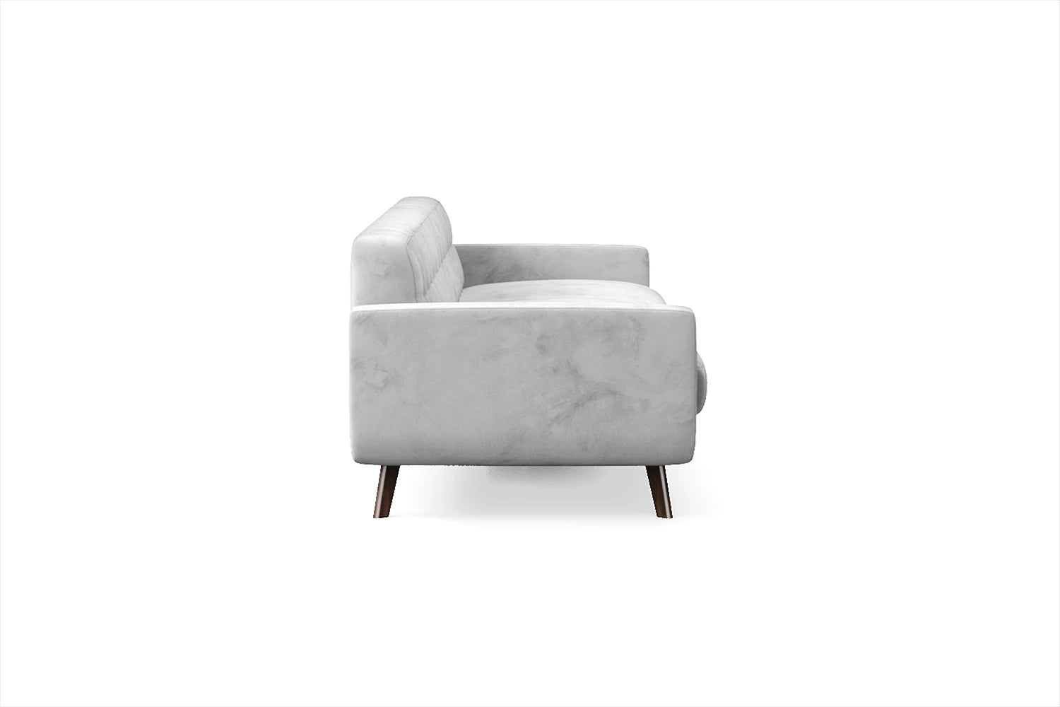 Marsela 4 Seater Sofa White Velvet