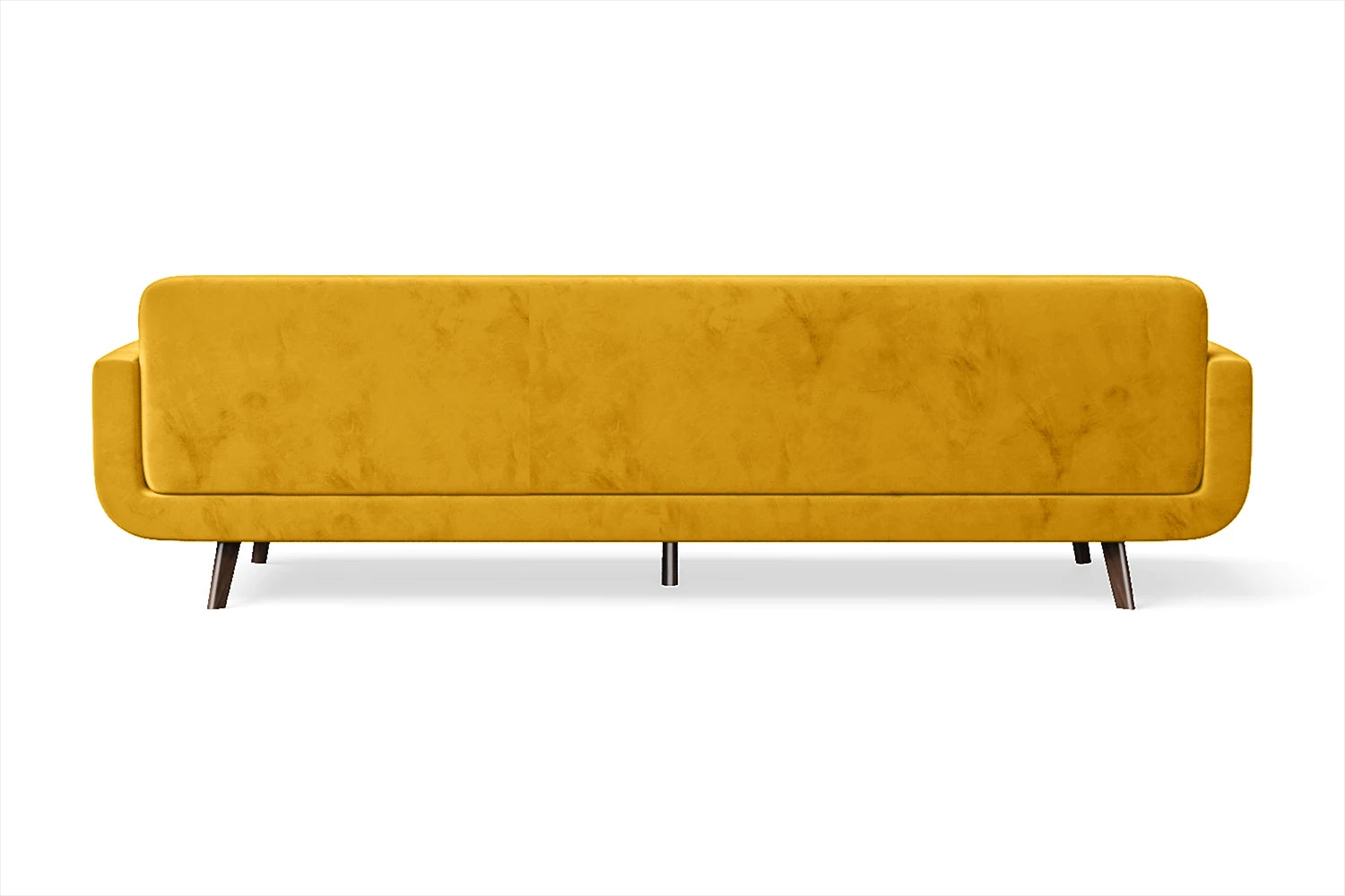 Marsela 4 Seater Sofa Yellow Velvet