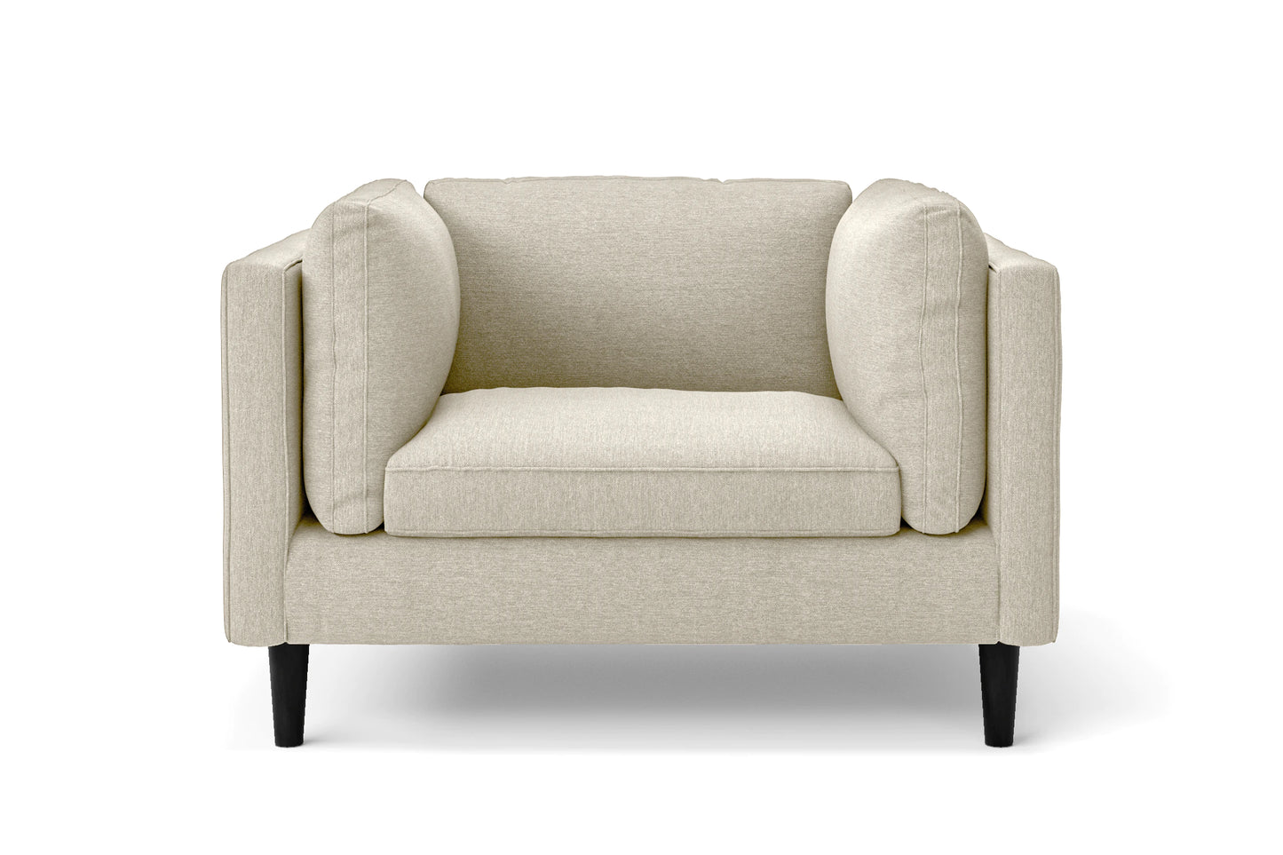 Matera Armchair Cream Linen Fabric