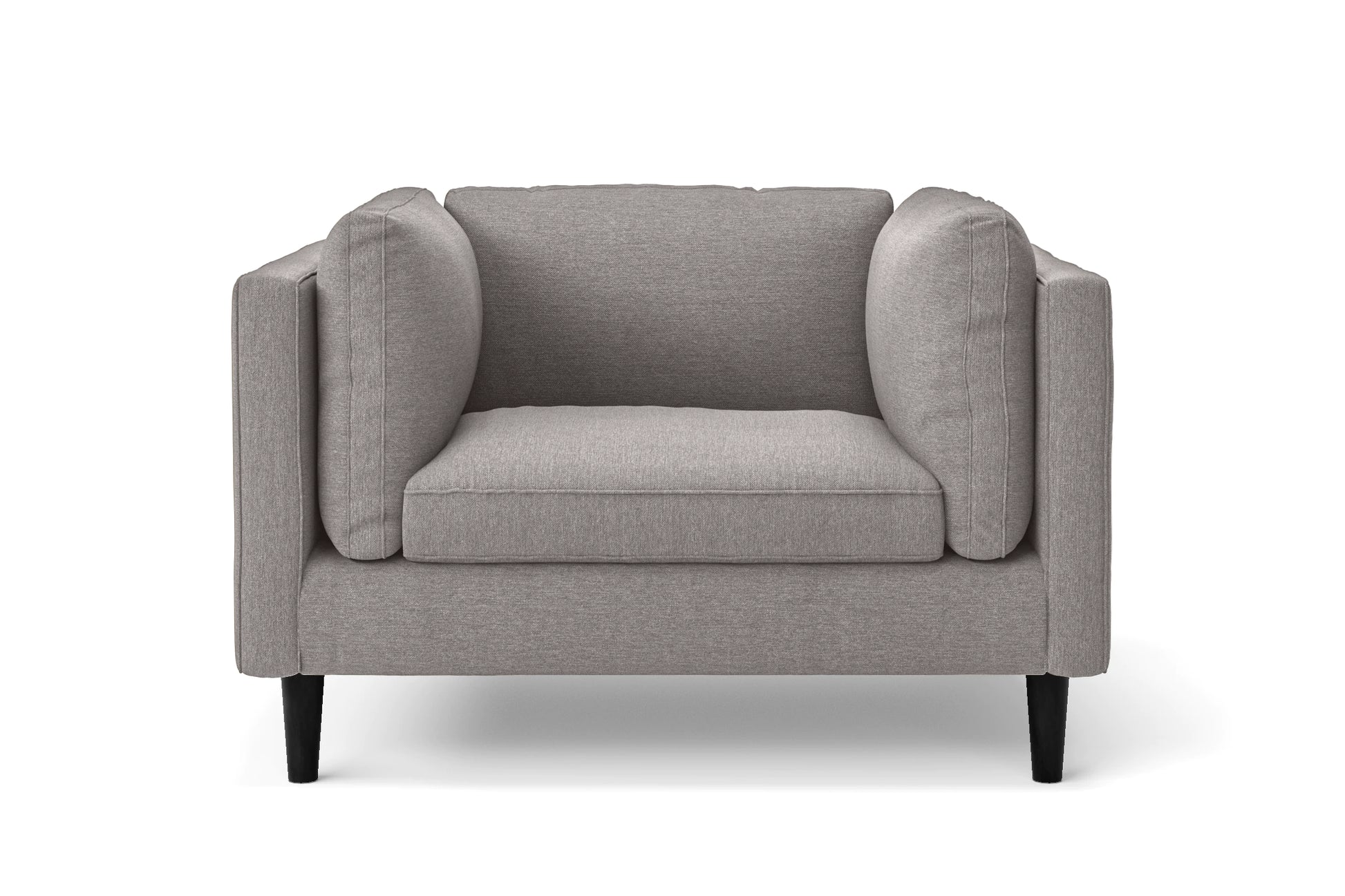 Matera Armchair Grey Linen Fabric