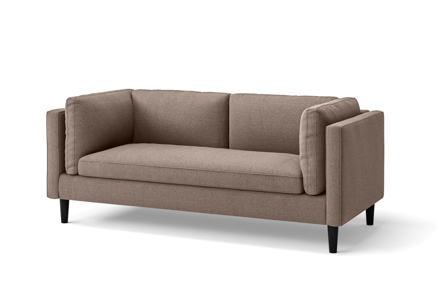 Matera 2 Seater Sofa Caramel Linen Fabric