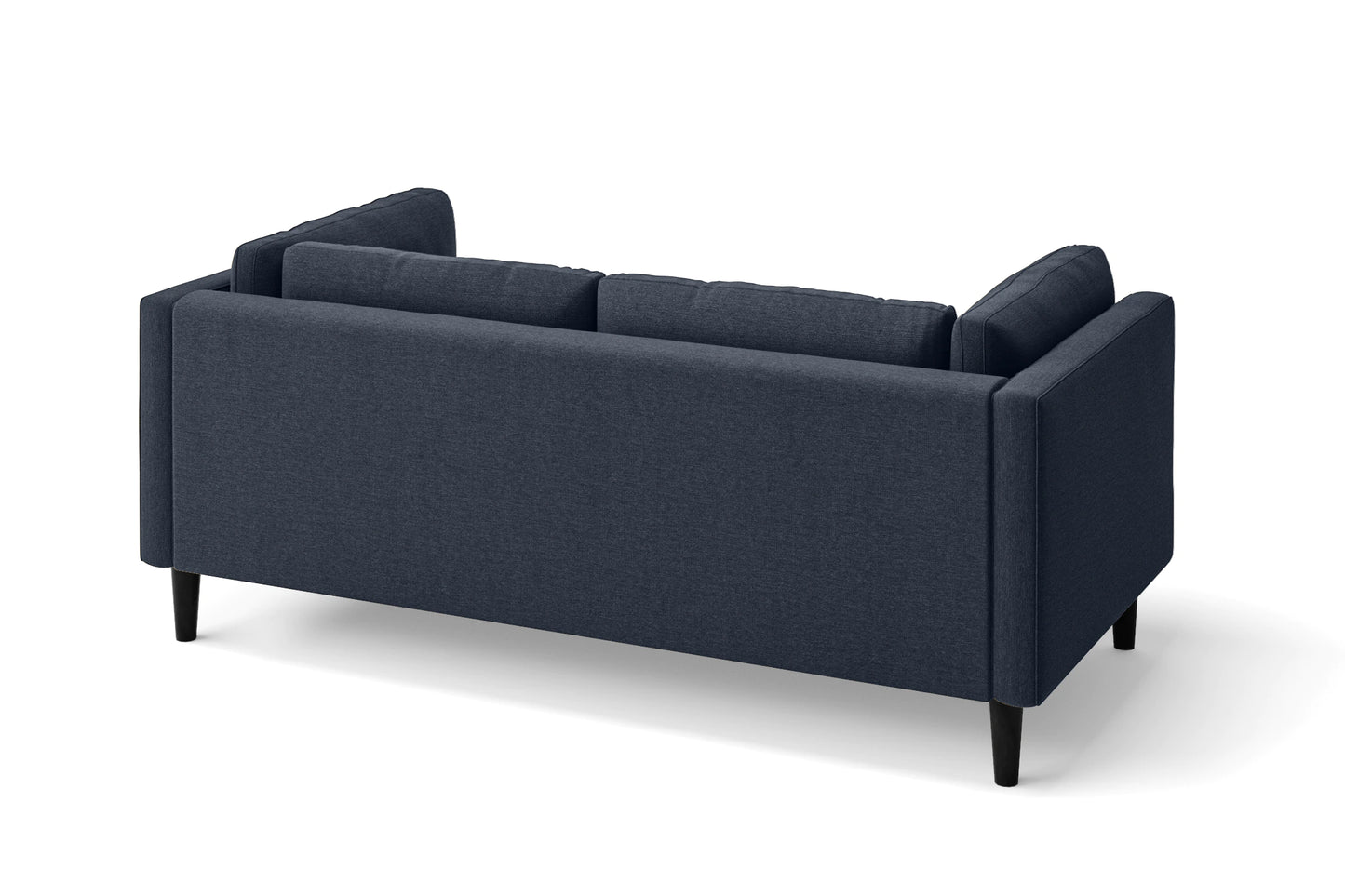 Matera 2 Seater Sofa Dark Blue Linen Fabric